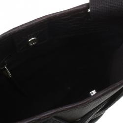 Saint Laurent Paris Brown Leather Small Vavin Messenger Bag