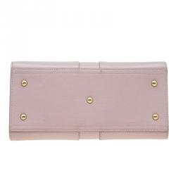 Pre Owned Saint Laurent Paris Nude Textured Leather Small Cabas Chyc Satchel