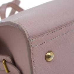 Pre Owned Saint Laurent Paris Nude Textured Leather Small Cabas Chyc Satchel