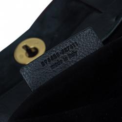 مملوكة مسبقًا Saint Laurent Paris Black/Purple Leather Medium Muse Two Satchel