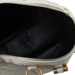 Pre Owned حقيبة سان لوران باريس موس جلد نعام كبيرة