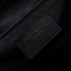 Pre Owned حقيبة سان لوران باريس موس جلد نعام كبيرة