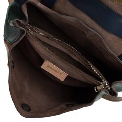 مملوكة مسبقًا حقيبة سان لوران باريس ميوز تو جلد ثلاثي اللون متوسطة