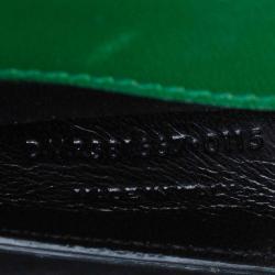 Saint Laurent Paris Green Leather Medium Cassandre Flap Bag