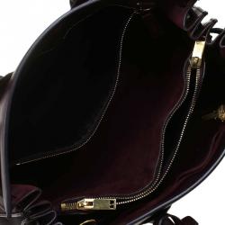 مملوكة مسبقًا Saint Laurent Paris Burgundy Leather Small Classic Sac De Jour Tote