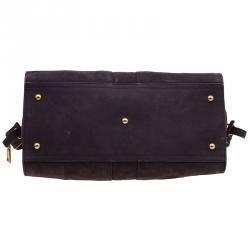 Saint Laurent Paris Dark Brown Leather Medium Cabas Chyc Satchel