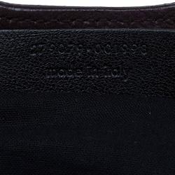 Saint Laurent Paris Dark Brown Leather Medium Cabas Chyc Satchel