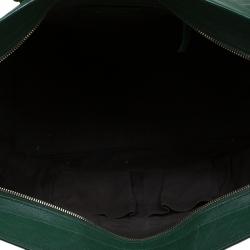 Saint Laurent Paris Green Leather Medium Cabas Chyc Satchel