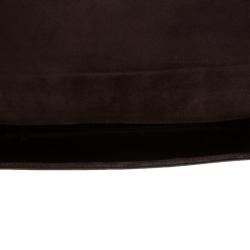 Pre Owned حقيبة كلاتش سان لوران باريس قلاب بَل دو جور جلد لامعة برونزية