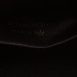 Pre Owned حقيبة كلاتش سان لوران باريس قلاب بَل دو جور جلد لامعة برونزية