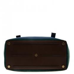 Pre Owned حقيبة سان لوران باريس موس تو سويدي وجلد متعددة الألوان