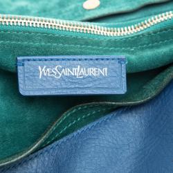 Pre Owned حقيبة سان لوران باريس موس تو سويدي وجلد متعددة الألوان