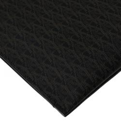 Pre Owned Saint Laurent Paris Dark Brown Monogram Zip Pouch 