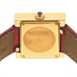 Saint Laurent Paris White Gold Tone Women's Wristwatch 25 mm