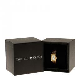 Saint Laurent Paris White Gold-Plated Stainless Steel Classic Women's Wristwatch 18MM