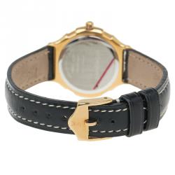 Pre Owned Saint Laurent Paris White Gold-Plated Stainless Steel Classic Women's Wristwatch 28MM