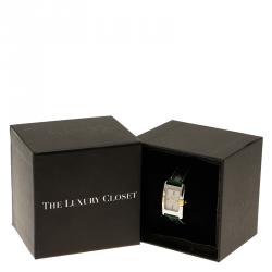 Pre Owned Saint Laurent Paris White Stainless Steel Classic Women's Wristwatch 21MM