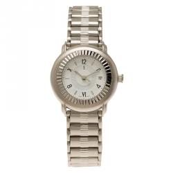 Saint Laurent Paris White Stainless Steel Herrenuhr Women's Wristwatch 28MM