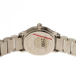 Saint Laurent Paris White Stainless Steel Herrenuhr Women's Wristwatch 28MM