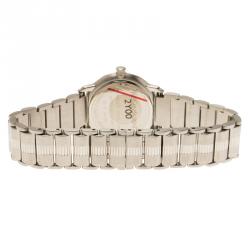 Saint Laurent Paris White Stainless Steel Herrenuhr Women's Wristwatch 28MM