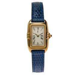 Saint Laurent Paris White Gold-Plated Stainless Steel Classic Women's Wristwatch 18MM