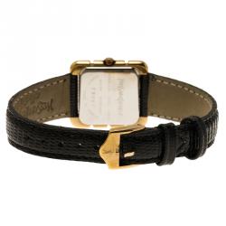 Saint Laurent Paris White Gold-Plated Steel Women's Wristwatch 22MM