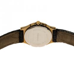 Pre Owned Saint Laurent Paris White Gold-Plated Stainless Steel Classic Women's Wristwatch 25MM