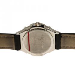 Pre Owned Saint Laurent Paris Silver Stainless Steel Classic Women's Wristwatch 28MM