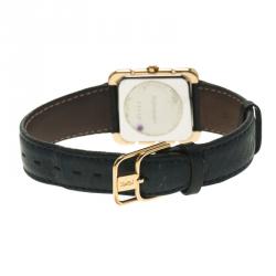 Saint Laurent Paris White Gold-Plated Steel Women's Wristwatch 27MM