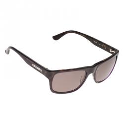 Salvatore Ferragamo Tortoise and Purple SF616S Wayfarer Sunglasses