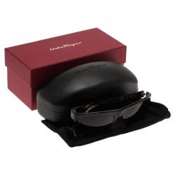 Salvatore Ferragamo Tortoise and Purple SF616S Wayfarer Sunglasses