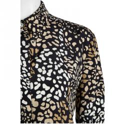 Pre Owned Salvatore Ferragamo Black Printed Silk Long Sleeve Shirt M