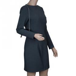 مملوكة مسبقًا محفظة سالفاتوري فيراغامو دوبل غانسيو جلد أسود بسحاب محيط و سلسلة