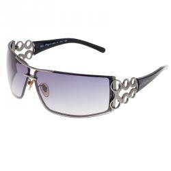 Salvatore Ferragamo Black 2956 Shield Sunglasses