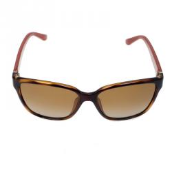Pre Owned Salvatore Ferragamo Tortoise and Red SF716S Wayfarer Sunglasses