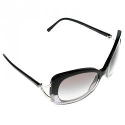 Pre Owned Salvatore Ferragamo Black 2167-B Over Sized Sunglasses