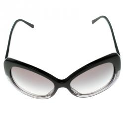 Pre Owned Salvatore Ferragamo Black 2167-B Over Sized Sunglasses