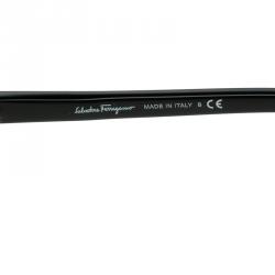 Pre Owned Salvatore Ferragamo Black 2167-B Over Sized Sunglasses