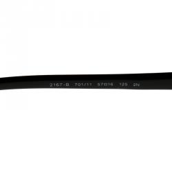 Pre Owned Salvatore Ferragamo Black 2167-B Over Sized Sunglasses