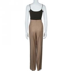 Salvatore Ferragamo Beige Tailored Pants XL