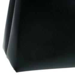 Salvatore Ferragamo Black Leather Kelly Top Handle Bag