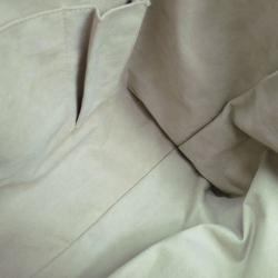 Pre Owned حقيبة يد سالفاتوري فيراغامو فياميتا فراء بيضاء/بني