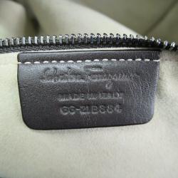 Pre Owned حقيبة يد سالفاتوري فيراغامو فياميتا فراء بيضاء/بني