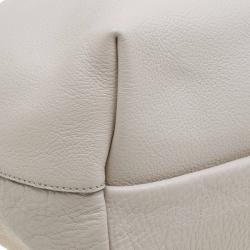 Pre Owned Salvatore Ferragamo Beige Leather Bice Tote