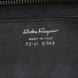 Pre Owned حقيبة سالفاتوري فيراغامو صوفيا جلد لامع ثلاثي اللون كبيرة