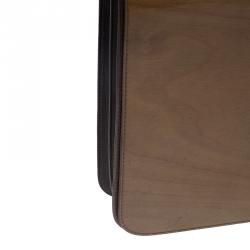 Pre Owned حقيبة كتف سلفاتوري فيراغامو غطاء خشب بني 