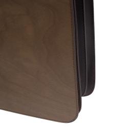 Pre Owned حقيبة كتف سلفاتوري فيراغامو غطاء خشب بني 