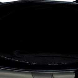 Pre Owned Salvatore Ferragamo Black Leather Mardea Tote