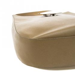 Pre Owned حقيبة سالفاتوري فيراغامو جلد بنية