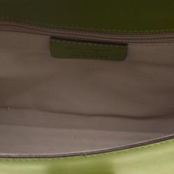 Pre Owned حقيبة كتف سالفاتوري فيراغامو جلد خضراء